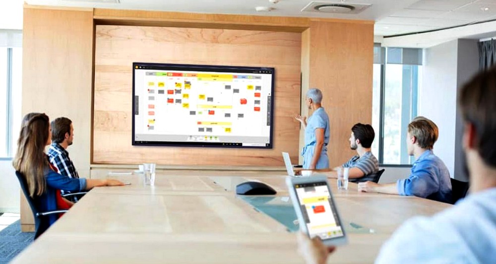 Être plus productif en entreprise avec un écran interactif